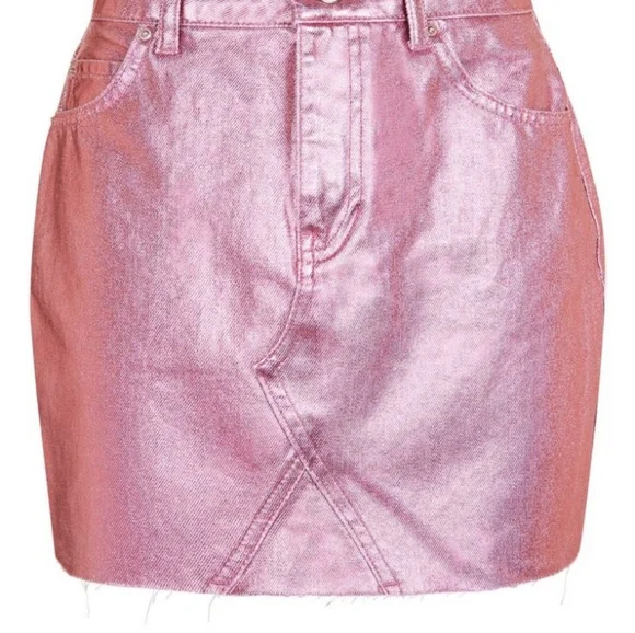 Metallic skirt
